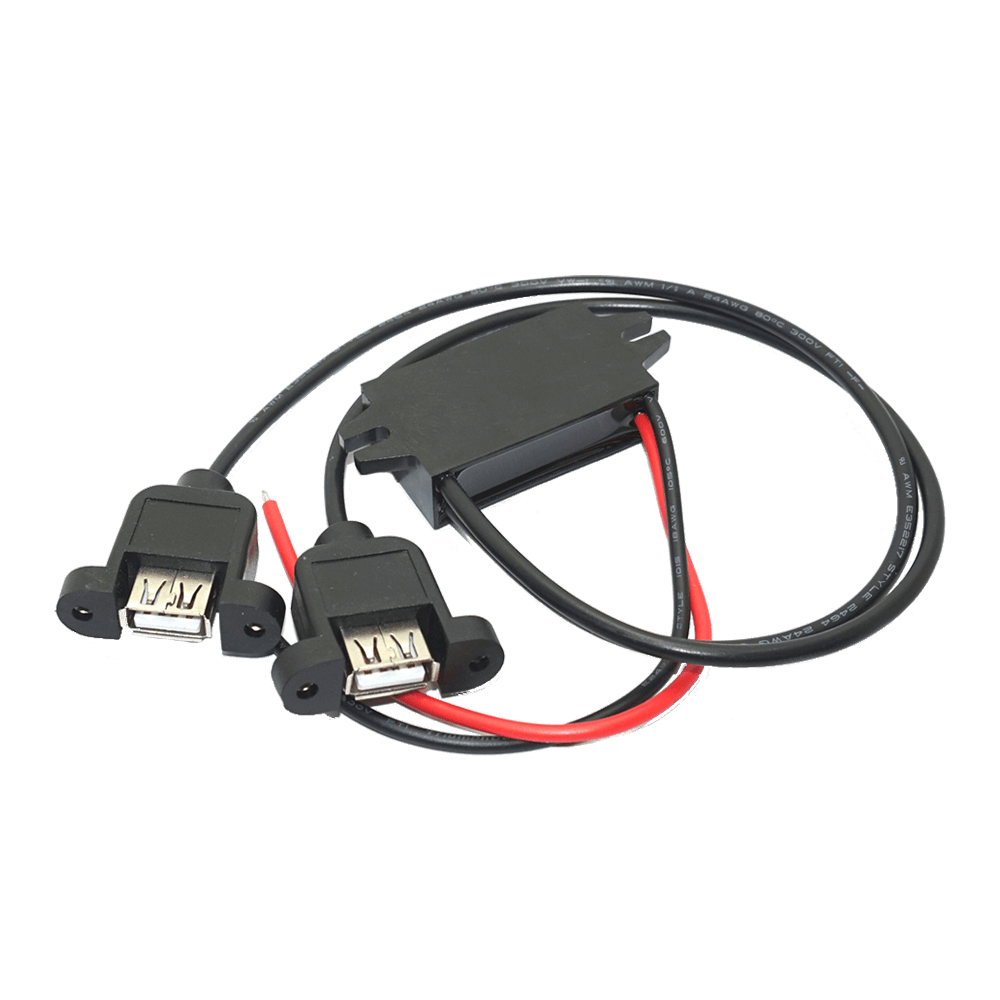 Convertidor de 12V a 5V 3A USB - Modelo: DC-12-0503U2