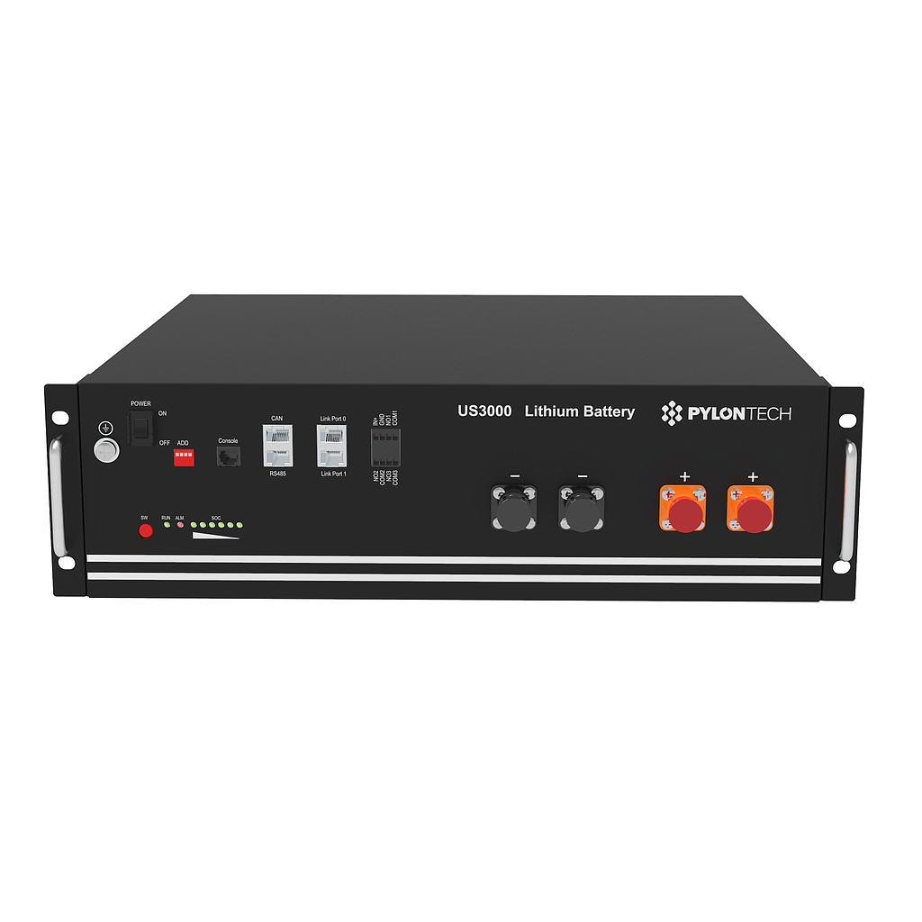 Batería Pylontech Litio 48V 3.55kWh - Modelo: US3000C