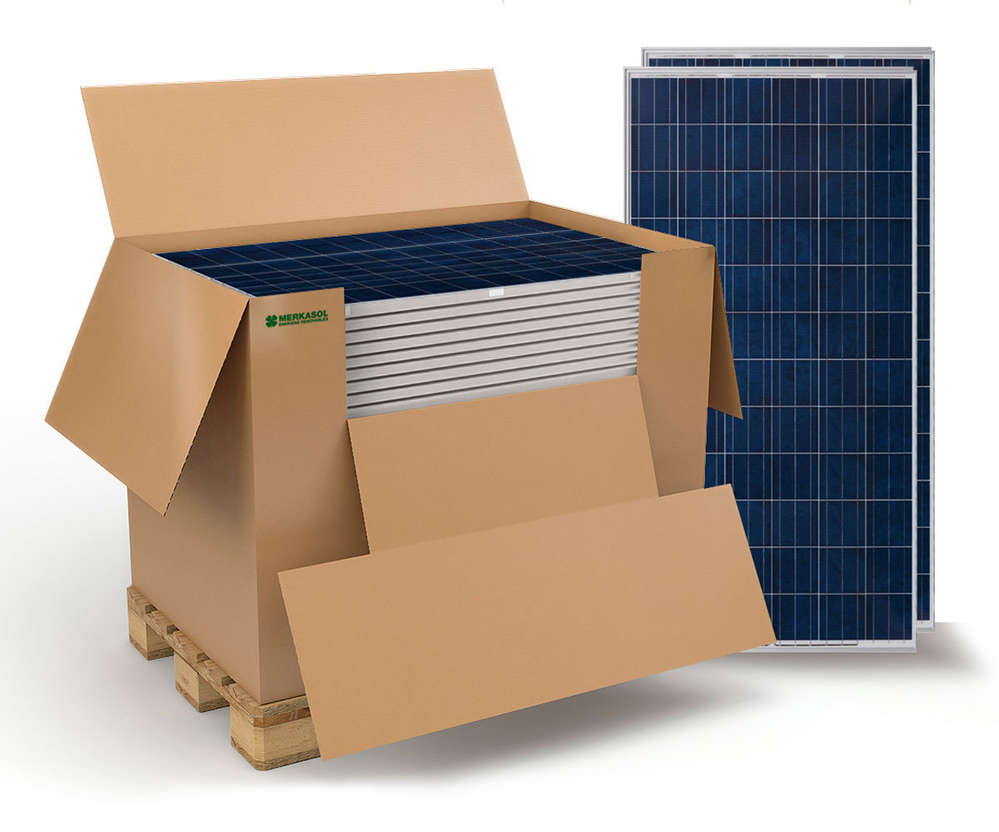 Embalaje Paneles Solares hasta 50W (1 panel, para pedidos impar)