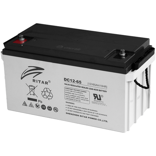 Batería Ritar Ciclo Profundo AGM 12V 65Ah - Modelo: DC12-65