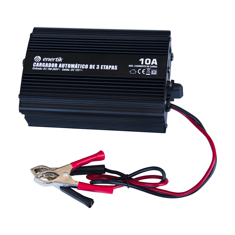 Cargador Automático 12V 10A - Modelo: EC-10-12