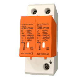[LKTD2-PV1000] Protector de Descargas Atmosféricas 1000VDC 2P 40KA - Modelo: LKTD2-PV1000