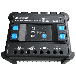 [MPPT-10-12/24E] Regulador de Carga Solar MPPT con Display 12/24V - Modelo: MPPT-10-12/24E