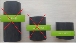 [22RH2205] Manguera de Caucho 2&quot; x 2,5&quot; - Modelo: 22RH2205