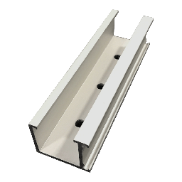 [ATL-TYN-47] Riel Para Montaje Simple de Panel Solar 140mm (para techo) - Modelo: ATL-TYN-47