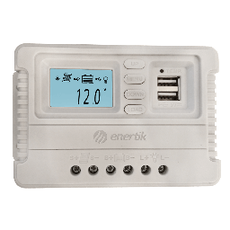 [CP-20-12/24] Regulador de Carga Solar PWM con USB y Display 20A - Modelo: CP-20-12/24