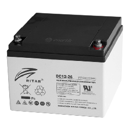 [DC12-26] Batería Ritar Ciclo Profundo AGM 12V 26Ah - Modelo: DC12-26