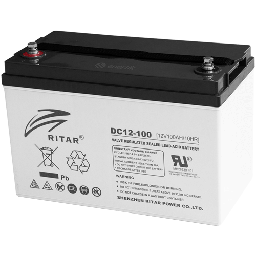 [DC12-100] Batería Ritar Ciclo Profundo AGM 12V 100Ah - Modelo: DC12-100